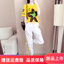 2022 Summer clothes new casual sportswear suit womens Eurostock Tide Fashion FASHION TWO SETS OF REDUCED AGE
