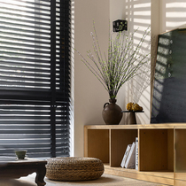 Simulation Green Plant Decoration Fake Flower Willow Bud Tender Bud Branches Indoor Bedroom Living Room Table Swing Pieces Floral Plant Furnishing