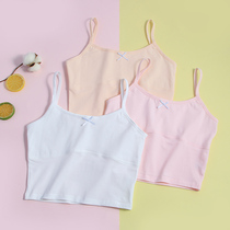 Hair Development Period First Stage Girl Underwear Girl Underwear Little Girl Harnesses Small Vest Summer Anti-Bump Thin to hit bottom bra