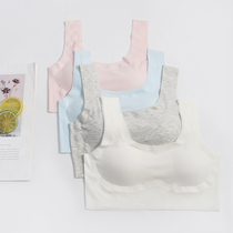 Girl underwear without steel ring sports student vest youth development Junior High School High School bra anti-bump thin