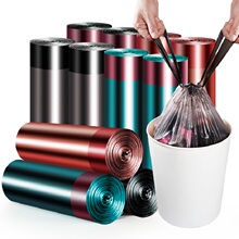 【靓涤】6卷108只森系收口垃圾袋