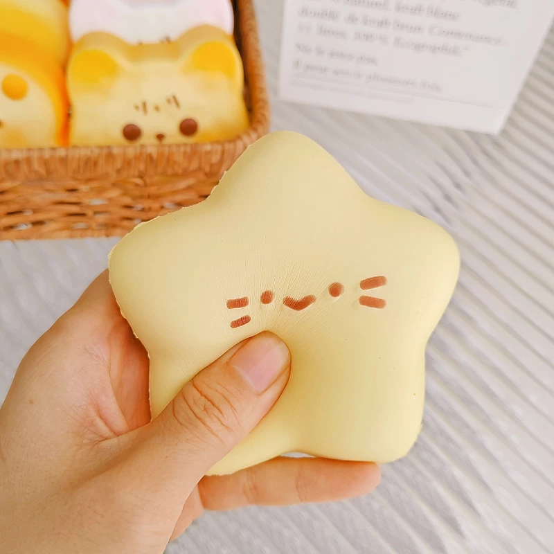 Реалистичная игровая еда, жмяканье, игрушка, мультяшная слизь, тост, хлеб