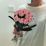 Реалистичный набор материалов на день Святого Валентина, «сделай сам», букет