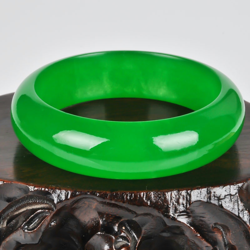 Jadeite Ice-Type Full Green Bracelet for Women, Emerald Green Jade Bracelet, Jewelry for Women, Jade Bracelet Jadeite Ice-Type Full Green Bracelet for Women, Emerald Green Jade Bracelet, Jewelry for Women, Jade Bracelet