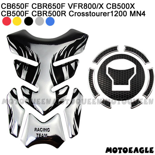 适用本田CB650F/CBR650F摩托车CBR500R/CB500X/F油箱贴纸鱼骨贴花