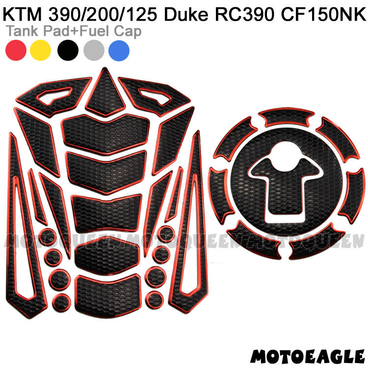 适用春风150NK KTM DUKE390/200/125摩托车改装RC390油箱贴鱼骨贴