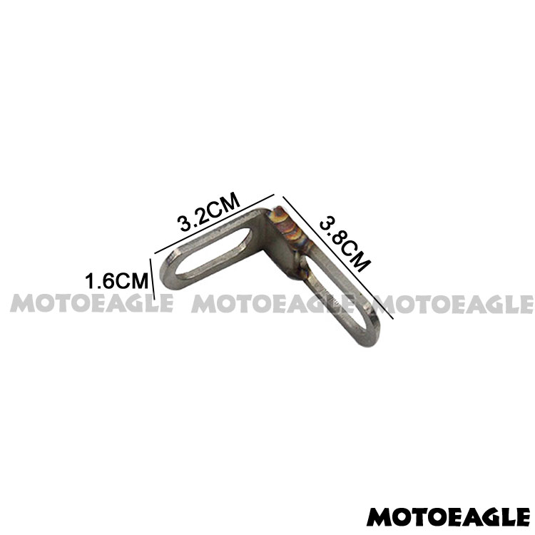 Xe máy sửa đổi xe thể thao ống xả phụ kiện cố định vòng ring vòng hình chữ z dải dài nối mảnh vít - Ống xả xe máy pô xe máy êm