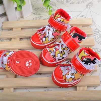 Pet Shoes Pooch Shoes Autumn teddy VIP Casual Non-slip Wear and Wear Dog Shoes