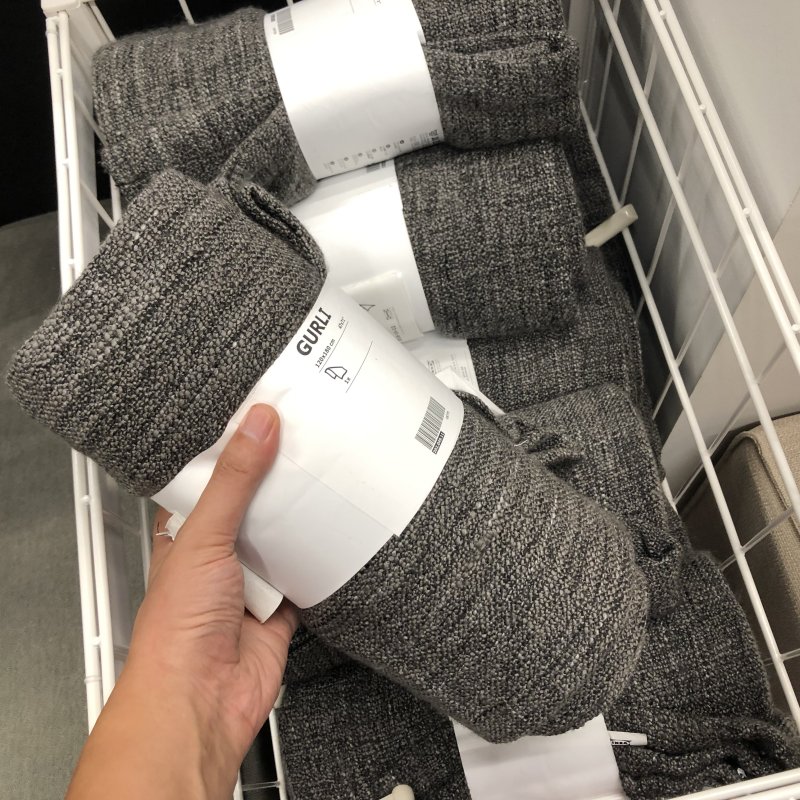 IKEA nội địa miễn phí mua chăn giải trí Gurley, xám / đen 120 * 180 - Ném / Chăn chan long cuu nhat