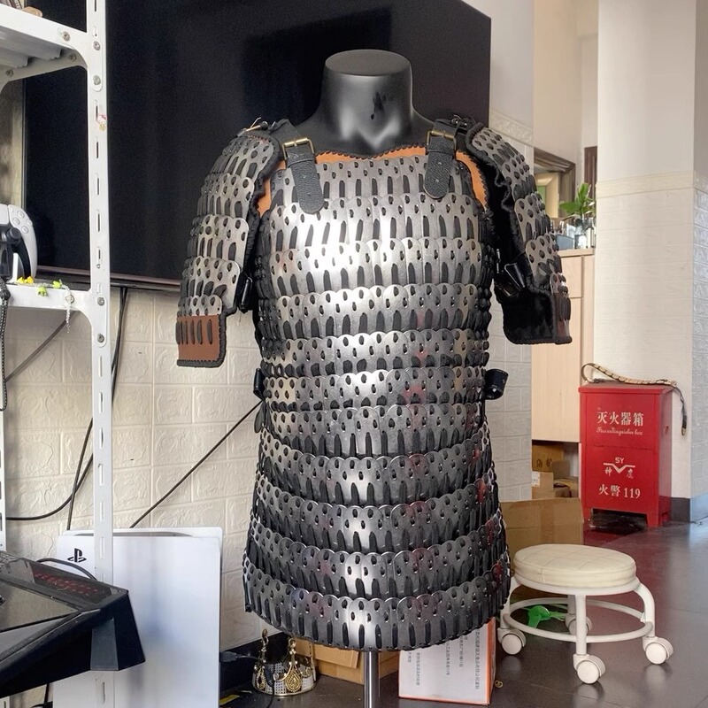 Song Dynasty Armor, Real People Can Wear It, Two-Piece Armor, Mountain-Pattern Armor, Stainless Steel Metal Armor Plates