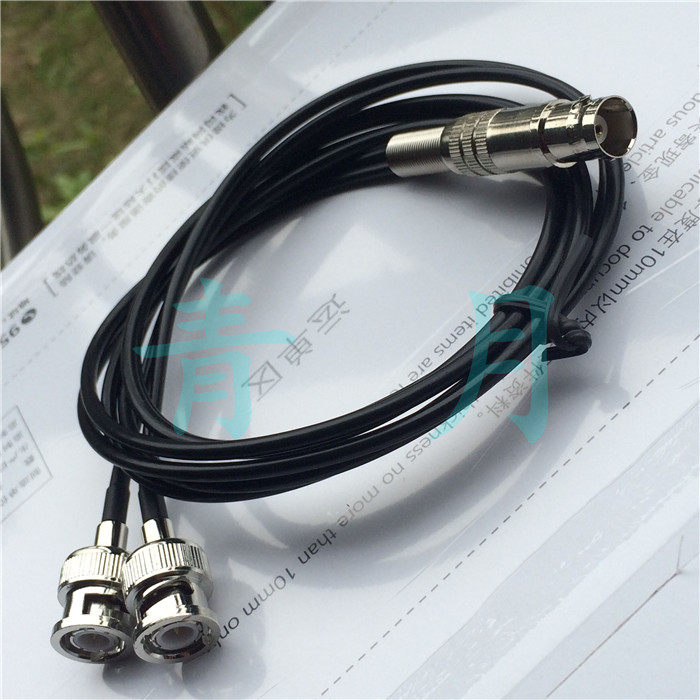 BNC-JJK Q9 one point two adapter cable Q9-KJJ BNC one female to two male video surveillance extension distribution line