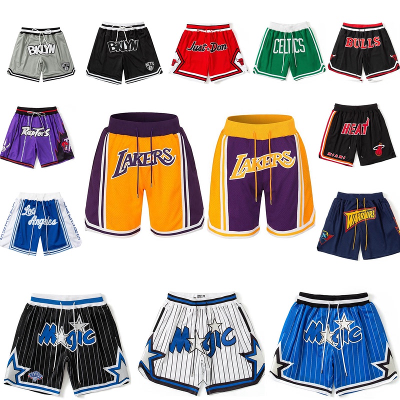 Tested Version Just Don Jd Lakers Magic Heat James Embroidered Mesh Hip-Hop Sports Shorts Tested Version Just Don Jd Lakers Magic Heat James Embroidered Mesh Hip-Hop Sports Shorts