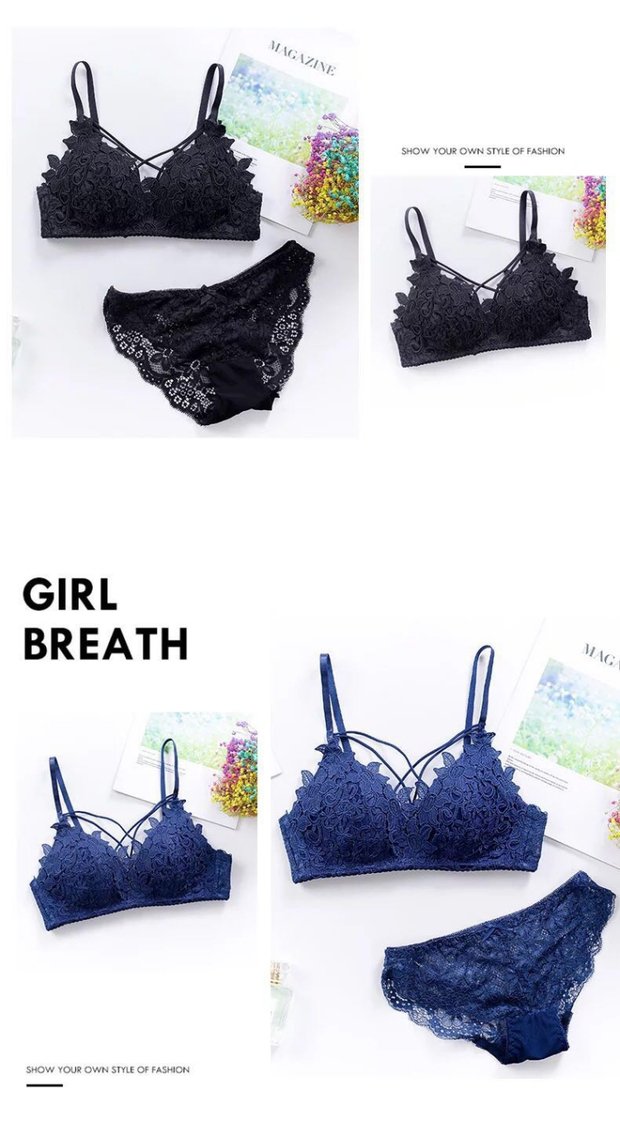 Cô gái gợi cảm ren không có vòng thép trên áo ngực mỏng phần ngực nhỏ tụ tập để nhận được cặp áo ngực màu đỏ bộ đồ lót áo tắm