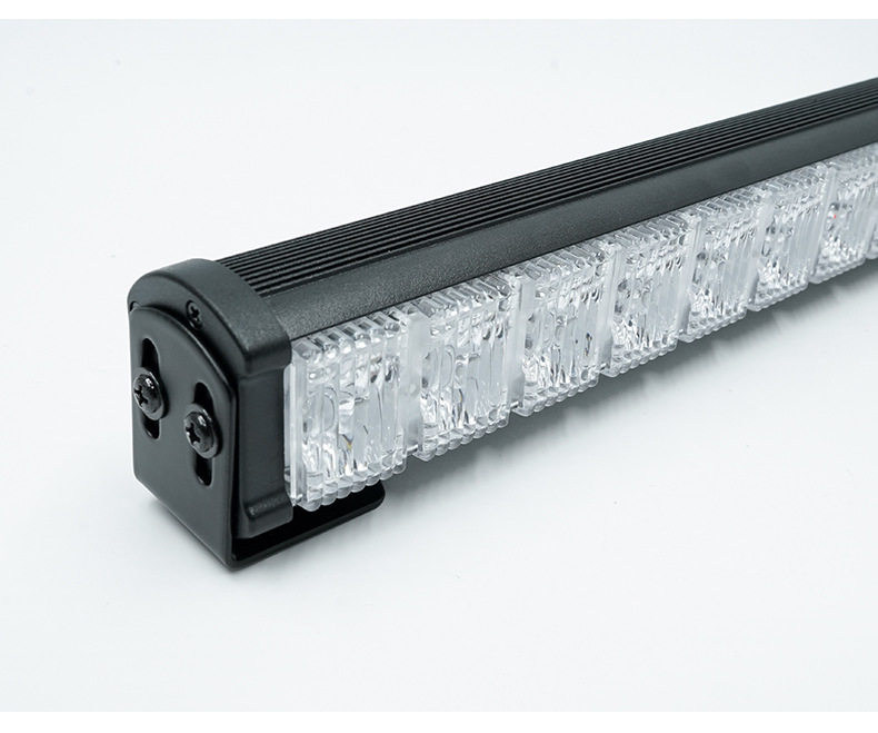 строб 超亮led爆闪灯长排车顶救援警示灯12v/24v推车双面红蓝频闪灯尾灯