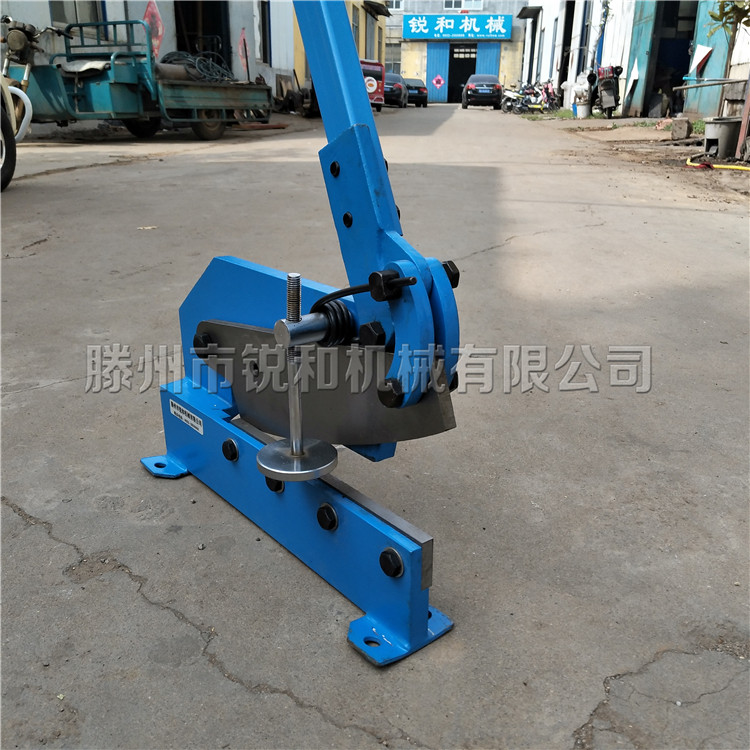 New manual shearing machine Small household aluminum iron copper metal shearing machine Iron guillotine plate shearing tool