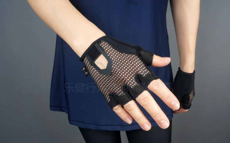 Mới Under Armour UA Andema Thiết bị thể dục nam và nữ Găng tay chống trượt thoáng khí găng tay biker