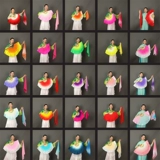 Шелковая двусторонная классическая танцующая велосипедная втулка для взрослых, градиент