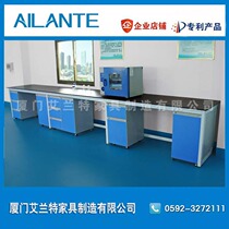 Test bench custom steel wood all steel structure laboratory furniture fume hood