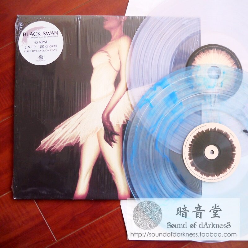 LP Vinyl Clint Mansell Black Swan Black Swan Acoustic Music Color Glue Limited Edition