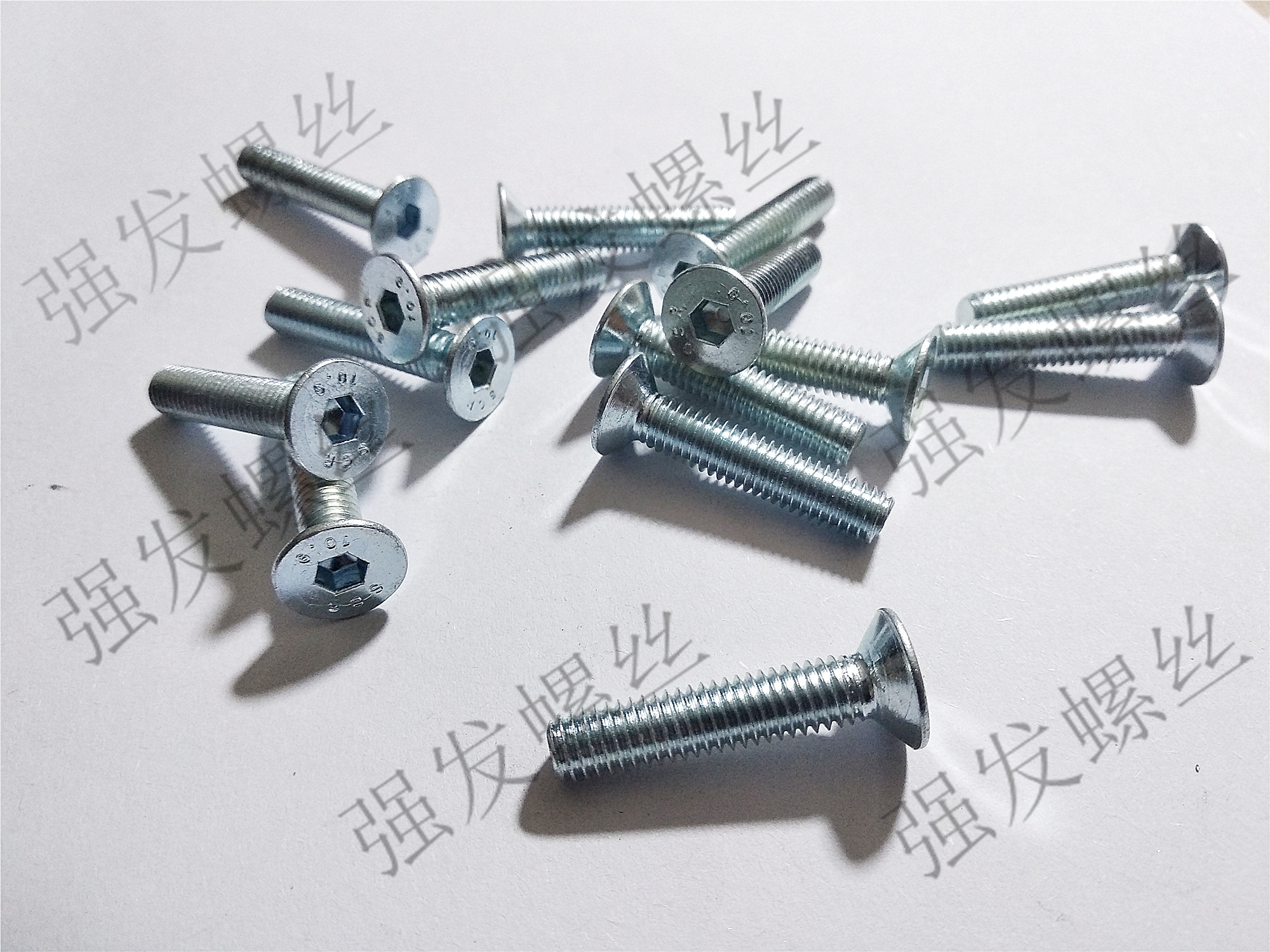 Sink Inner Hexagon Galvanized Screw 10 9 Grade M3M4M5M6M8M10 High Strength Flat Cup Screw Flat Bolt-Taobao