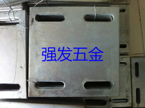 Cold galvanized embedded steel plate iron plate curtain wall accessories long hole square plate curtain wall 100*100*6 embedded parts