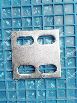 Cold galvanized embedded part embedded iron plate steel sheet galvanized pendant curtain wall accessories long hole iron plate 6MM8MM10MM