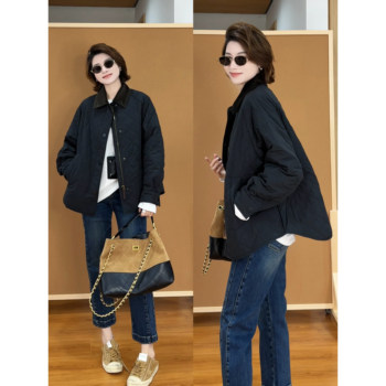 Yyouhan manchester city adventure corduroy collar women's winter loose cotton rhombus jacket 2509c5930 Yyouhan manchester city adventure corduroy collar women's winter loose cotton rhombus jacket 2509c5930