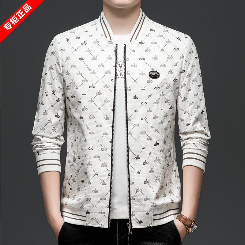 High-End Lumba Baoliqiao 2025 New Casual Jacket Men's Coat Stand Collar Fashion Light Luxury Trendy Men's Clothing High-End Lumba Baoliqiao 2025 New Casual Jacket Men's Coat Stand Collar Fashion Light Luxury Trendy Men's Clothing