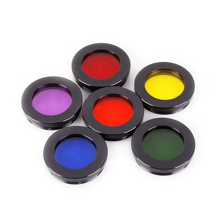 Bộ lọc tinh vân cạnh sao 6 màu đỏ cam vàng xanh lục lam tím phụ kiện kính thiên văn thiên văn ngắm sao - Kính viễn vọng / Kính / Kính ngoài trời