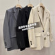 Commuting fashionable slim one-button suit with free shipping