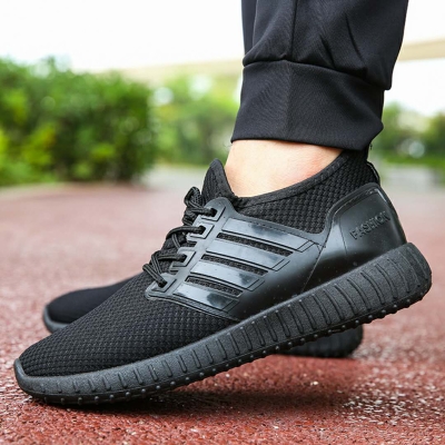 Fall Sneaker Men Lovers Air Cushion Running Shoes Breathable Casual Net Face Shoes Flying Weaselwear Shoes Wear and Wear Shoes Man