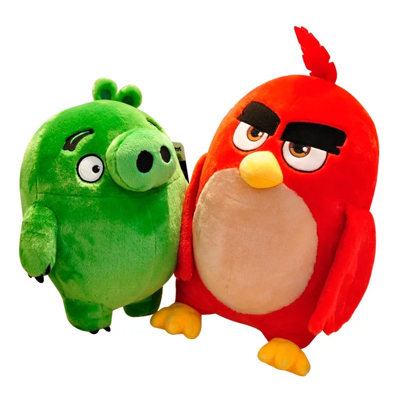 2021 Cute Small Size Angry Birds Stuffed Toy Bird Chuck Leonard Bomb 15cm  or 6 Inches - Plush Toys Stuffed