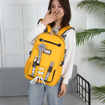 High school students schoolbags female junior high school students large capacity four five six to ninth grades Korean fashion and light bags