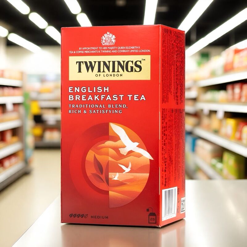 Twining English Breakfast Tea British Breakfast Tea 25 Packs 50g
