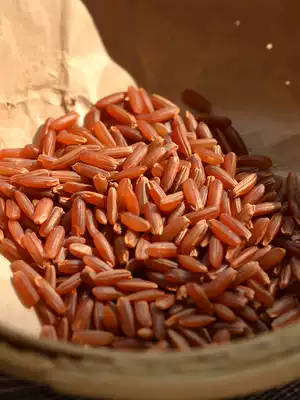 2020 new rice Bama red brown rice bulk farm self-produced red rice grains fitness brown rice Miscellaneous grain rice 1kg