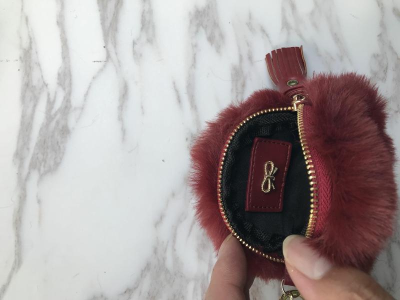 2018 mới Dongdaemun lông nhỏ ví mắt đậu đồng xu ví tiền xu túi túi túi đựng chìa khóa chống nước