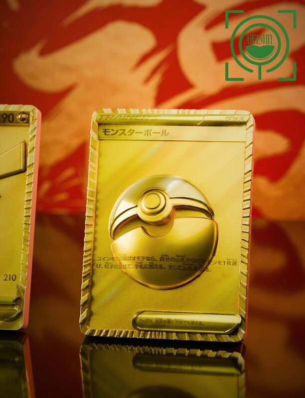 Ice Model Toys Deposit Geisha Geisha Society Card Special Series Golden Poké Ball Ice Model Toys Deposit Geisha Geisha Society Card Special Series Golden Poké Ball