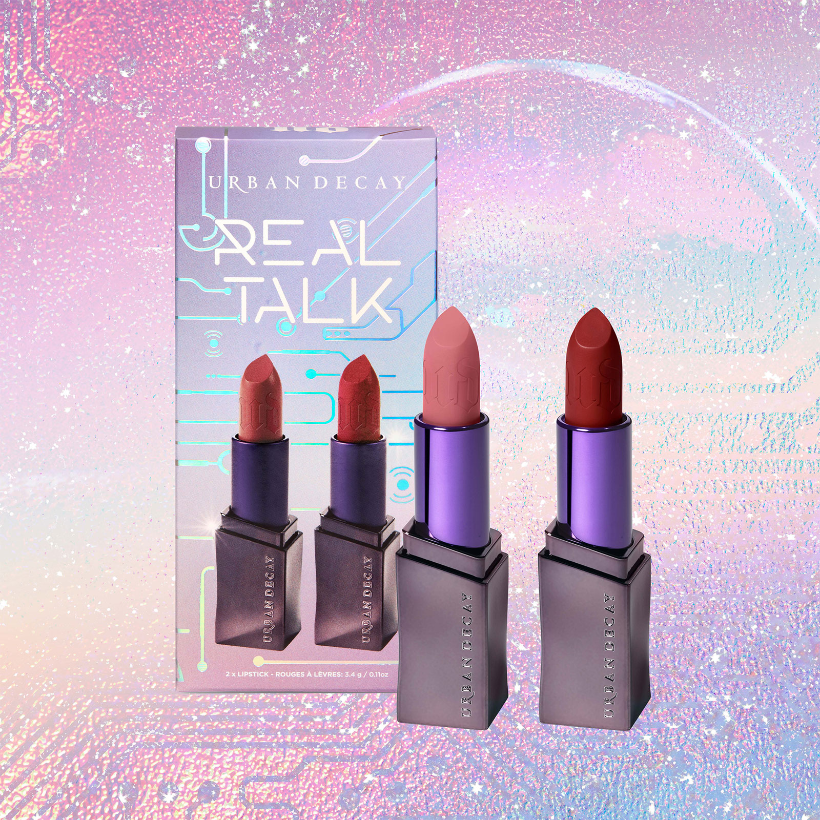 Spot Urban Decay Decay City Vice dazzling color lipstick two sets 2x3 4g Callback