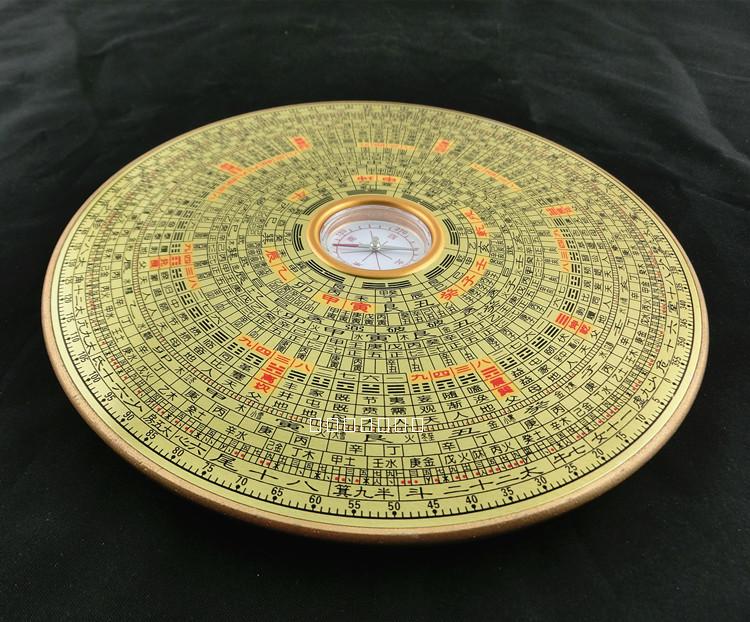 6-inch three-element three-in-one comprehensive professional Fengshui pure copper compass compass