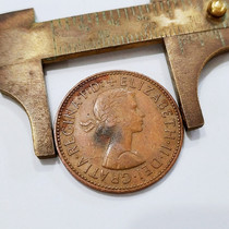 Foreign Coin British Half Pence Bronze Coins 1964 Sea Pirate Youth Queen Early Physical A European True coins