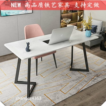 Nordic ins light luxury marble simple modern writing laptop desk desk computer desk desktop desk home