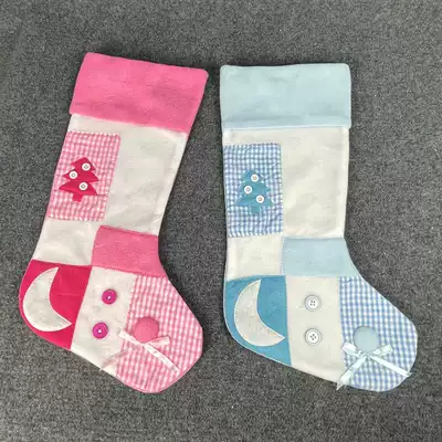 Christmas decorations, Christmas socks, thickened felt assembly, Christmas socks
