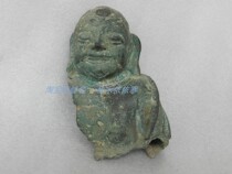 Buddha head bronze Buddha statue ornaments bronze statue Northern Wei Dynasty Jizang Bodhisattva