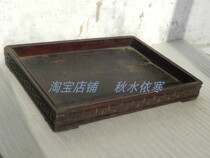 Qing Dynasty text plate Kangxi Yongzheng wood plate Qing Dynasty wood plate Old text plate Wenfang plate Bearing plate