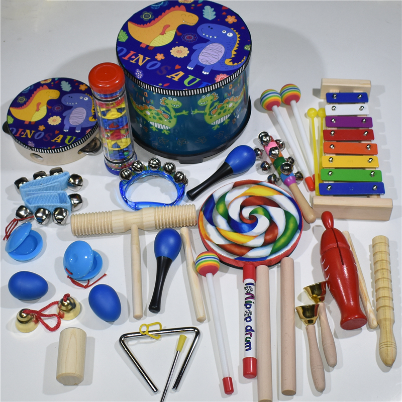 Orff musical instrument teaching materials kindergarten infant early childhood education music class teaching aids sand hammer children's percussion instrument set combination