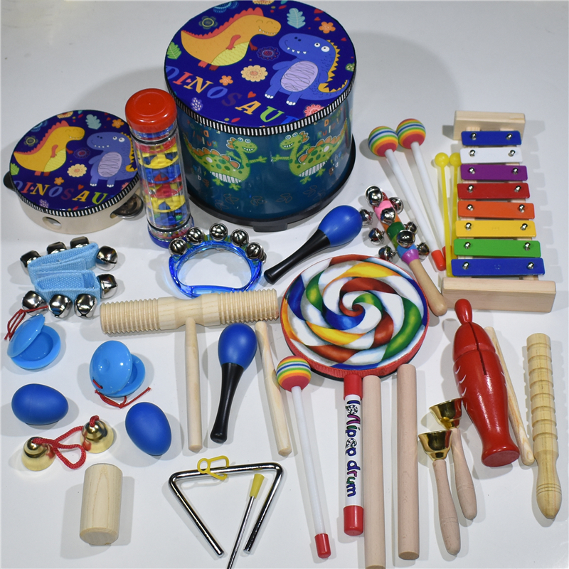 Orff musical instrument teaching materials kindergarten infant early childhood education music class teaching aids sand hammer children's percussion instrument set combination