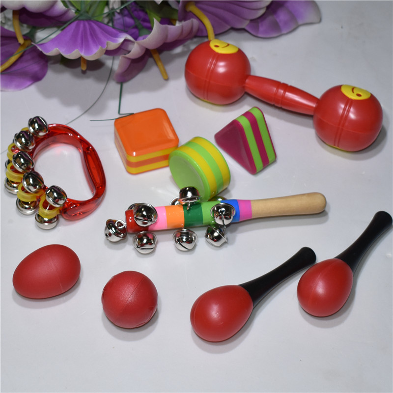 Hand rattle 5 baby 4 newborn toys 3 months 2 bell baby chasing eyesight hearing sight head up training toys