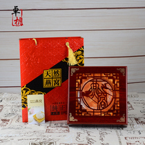 New carved birds nest packaging gift box buckle wooden box upscale Birds Nest gift box Birds Nest gift box packaging box