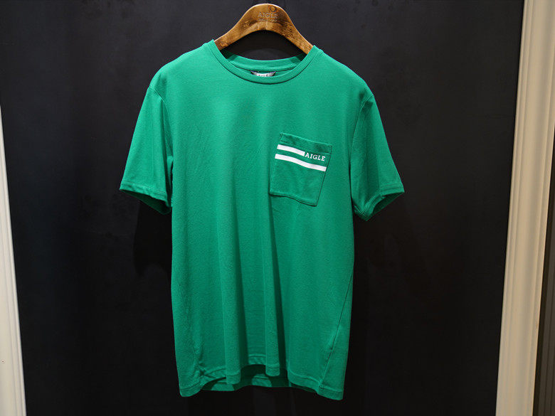 AIGLE CABINET MEN'S SUN SPEED DRY SHORT SLEEVE T-SHIRT TENTEE J5762 J5762 J5765 J5764 J5764