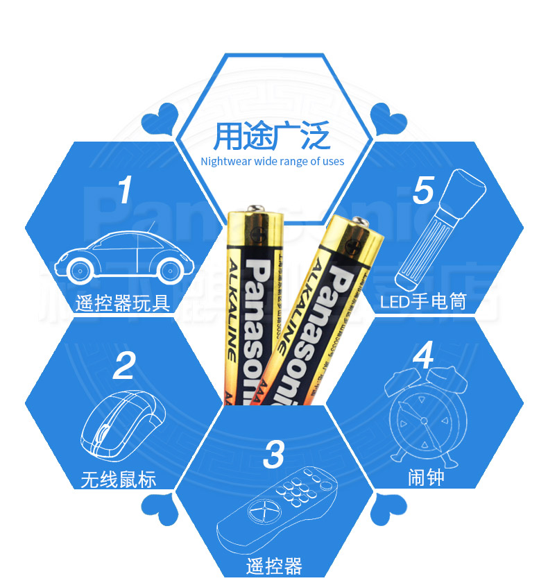 Pin kiềm thứ 7 của Panasonic 12 chuột không dây Máy tính đồ chơi đích thực thứ 7 TV điều khiển từ xa pin lithium 1,5V - TV tivi darling 40 inch